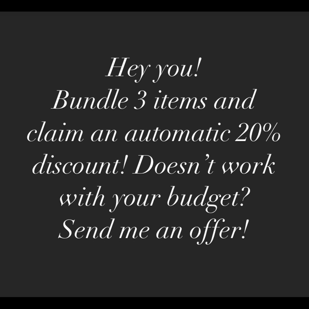 *** Bundle Discounts ***